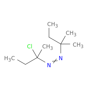 Diazene, (1-chloro-1-methylpropyl)(1,1-dimethylpropyl)-