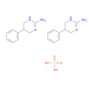 2-Pyrimidinamine, 1,4,5,6-tetrahydro-5-phenyl-, sulfate (2:1)