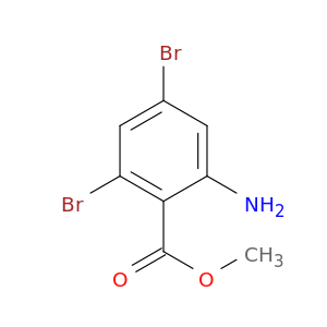 2-氨基-4,6-二溴苯甲酸甲酯