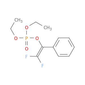 Phosphoric acid, 2,2-difluoro-1-phenylethenyl diethyl ester