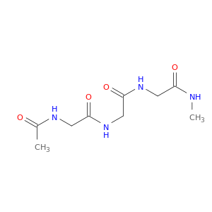 Glycinamide, N-acetylglycylglycyl-N-methyl-