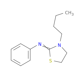 Benzenamine, N-(3-butyl-2-thiazolidinylidene)-