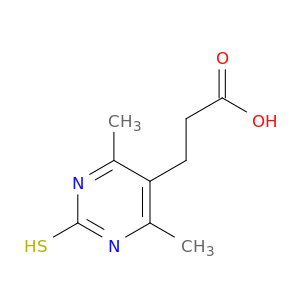 3-(2-Mercapto-4,6-dimethylpyrimidin-5-yl)propanoic acid