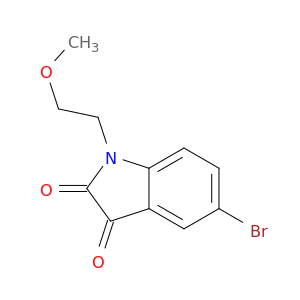 5-Bromo-1-(2-methoxyethyl)-2,3-dihydro-1H-indole-2,3-dione
