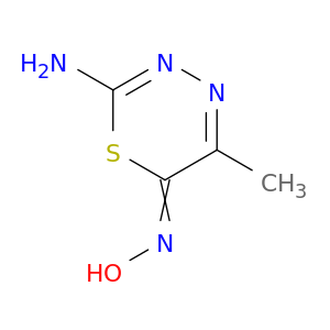 6H-1,3,4-Thiadiazin-6-one, 2-amino-5-methyl-, oxime