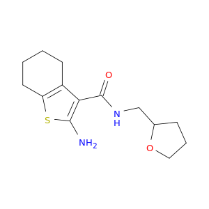 2-Amino-N-((tetrahydrofuran-2-yl)methyl)-4,5,6,7-tetrahydrobenzo[b]thiophene-3-carboxamide
