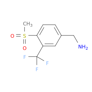 [4-Methanesulfonyl-3-(trifluoromethyl)phenyl]methanamine