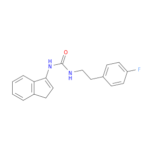 1-[2-(4-fluorophenyl)ethyl]-3-(1h-inden-3-yl)urea