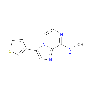 Imidazo[1,2-a]pyrazin-8-amine, N-methyl-3-(3-thienyl)-