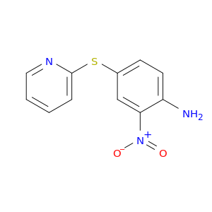 Benzenamine, 2-nitro-4-(2-pyridinylthio)-