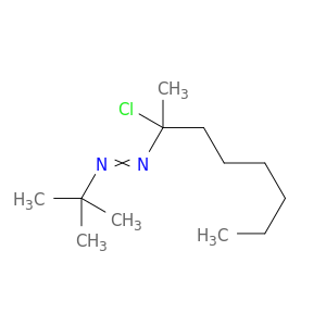 Diazene, (1-chloro-1-methylheptyl)(1,1-dimethylethyl)-