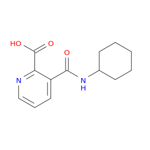 2-Pyridinecarboxylic acid, 3-[(cyclohexylamino)carbonyl]-