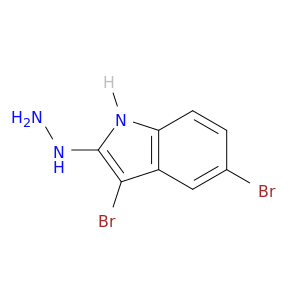3,5-Dibromo-2-hydrazino-1H-indole
