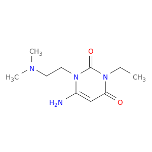 2,4(1H,3H)-Pyrimidinedione,6-amino-1-[2-(dimethylamino)ethyl]-3-ethyl-