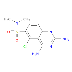 2,4-DIAMINO-5-CHLORO-QUINAZOLINE-6-SULFONIC ACID DIMETHYLAMIDE