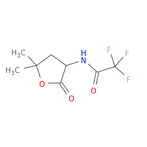 Acetamide,2,2,2-trifluoro-N-(tetrahydro-5,5-dimethyl-2-oxo-3-furanyl)-