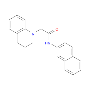 1(2H)-Quinolineacetamide, 3,4-dihydro-N-2-naphthalenyl-