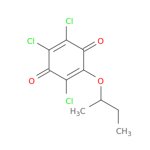 2,5-Cyclohexadiene-1,4-dione, 2,3,5-trichloro-6-(1-methylpropoxy)-