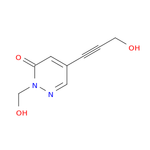 3(2H)-Pyridazinone, 2-(hydroxymethyl)-5-(3-hydroxy-1-propynyl)-