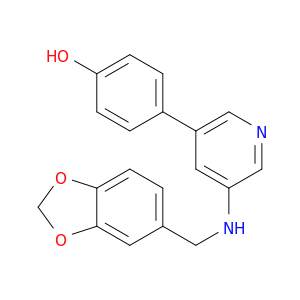 Phenol, 4-[5-[(1,3-benzodioxol-5-ylmethyl)amino]-3-pyridinyl]-