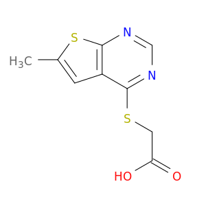 2-((6-Methylthieno[2,3-d]pyrimidin-4-yl)thio)acetic acid
