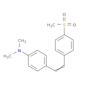 Benzenamine, N,N-dimethyl-4-[2-[4-(methylsulfonyl)phenyl]ethenyl]-