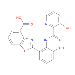 4-Benzoxazolecarboxylic acid, 2-((3,9-dimethyl-8-(1-methyl-2-oxo-2-(1H-pyrrol-2-yl)ethyl)-1,7-dioxaspiro(5.5)undec-2-yl)methyl)-5-hydroxy-, monosodium salt, hydrate (2R-(2-alpha,3-alpha,6-beta),8S*(S*),9R*)-