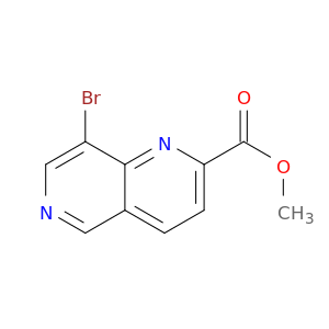 1,6-Naphthyridine-2-carboxylic acid, 8-bromo-, methyl ester