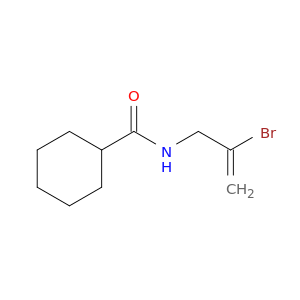 Cyclohexanecarboxamide,N-(2-bromo-2-propen-1-yl)-
