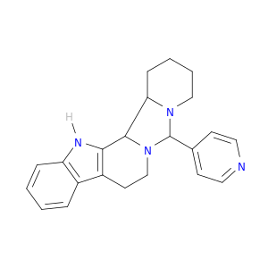 2H,6H-Pyrido[1'',2'':3',4']imidazo[1',5':1,2]pyrido[3,4-b]indole,1,3,4,8,9,14,14b,14c-octahydro-6-(4-pyridinyl)-