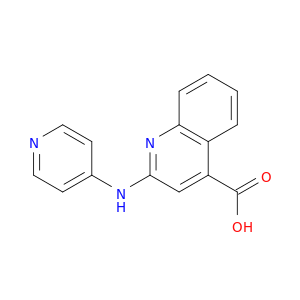 4-Quinolinecarboxylicacid, 2-(4-pyridinylamino)-