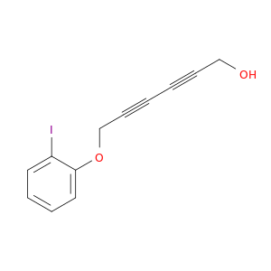2,4-Hexadiyn-1-ol, 6-(2-iodophenoxy)-