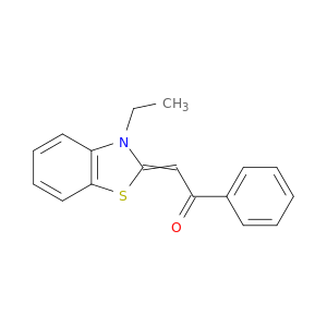 Ethanone, 2-(3-ethyl-2(3H)-benzothiazolylidene)-1-phenyl-