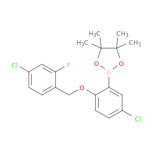 1,3,2-DIOXABOROLANE, 2-[5-CHLORO-2-[(4-CHLORO-2-FLUOROPHENYL)METHOXY]PHENYL]-4,4,5,5-TETRAMETHYL-