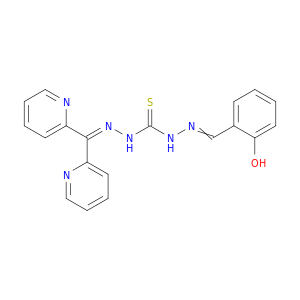 Carbonothioicdihydrazide, (di-2-pyridinylmethylene)[(2-hydroxyphenyl)methylene]- (9CI)