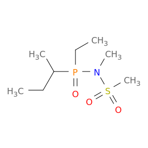 Methanesulfonamide, N-[ethyl(1-methylpropyl)phosphinyl]-N-methyl-