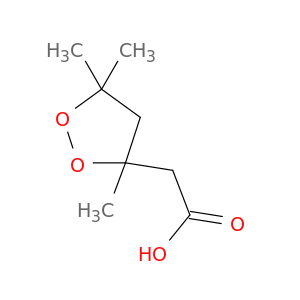 1,2-Dioxolane-3-acetic acid, 3,5,5-trimethyl-