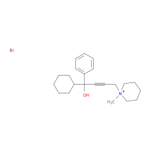 1-(4-CYCLOHEXYL-4-HYDROXY-4-PHENYL-2-BUTYNYL)-1-METHYLPIPERIDINIUM BROMIDE