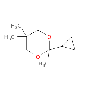1,3-Dioxane, 2-cyclopropyl-2,5,5-trimethyl-