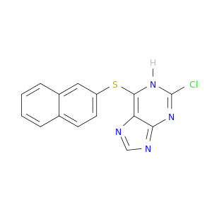 1H-Purine, 2-chloro-6-(2-naphthalenylthio)-