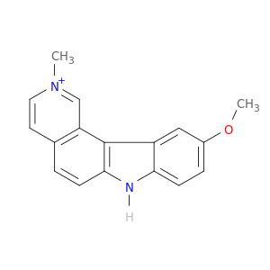 7H-Pyrido[4,3-c]carbazolium, 10-methoxy-2-methyl-