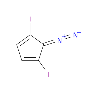 1,3-Cyclopentadiene, 5-diazo-1,4-diiodo-