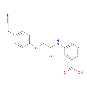 Benzoic acid, 3-[[[4-(cyanomethyl)phenoxy]acetyl]amino]-