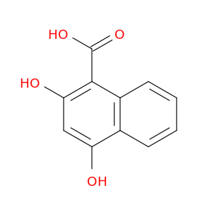 1-Naphthalenecarboxylic acid, 2,4-dihydroxy-
