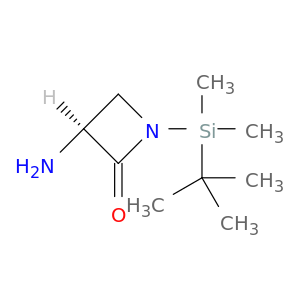 2-Azetidinone, 3-amino-1-[(1,1-dimethylethyl)dimethylsilyl]-, (S)-