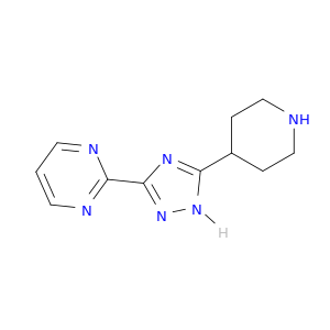 Pyrimidine, 2-[5-(4-piperidinyl)-1H-1,2,4-triazol-3-yl]-