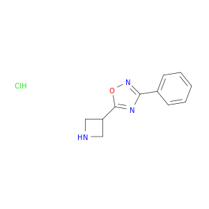 5-azetidin-3-yl-3-phenyl-1,2,4-oxadiazole hydrochloride