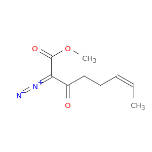 6-Octenoic acid, 2-diazo-3-oxo-, methyl ester, (6Z)-