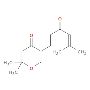 4H-Pyran-4-one, tetrahydro-2,2-dimethyl-5-(5-methyl-3-oxo-4-hexenyl)-