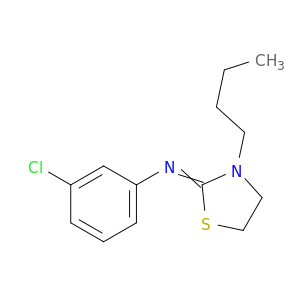 Benzenamine, N-(3-butyl-2-thiazolidinylidene)-3-chloro-